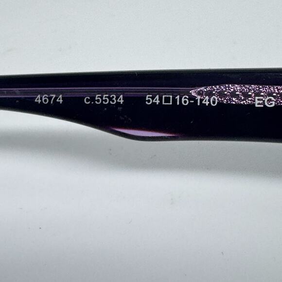 Prodesign Denmark Eyeglasses 4674 c.5534 Tortoise/Purple Frame 54[]16 140 H17706 - Picture 5 of 7